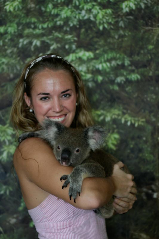 kristin and koala