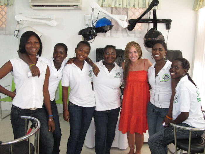 accra, ghana, travel, photography, semester at sea, hair braiding, africa