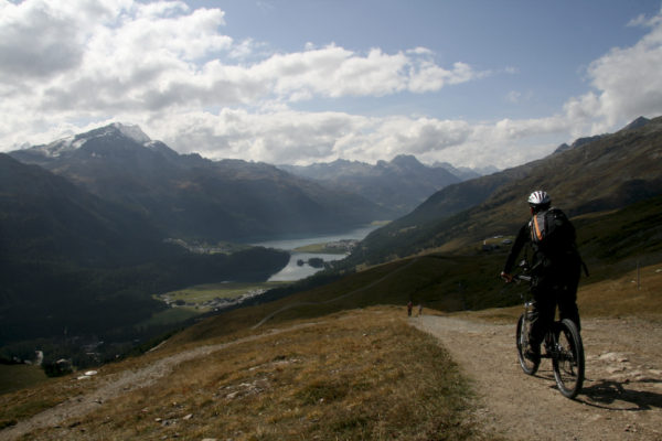 Mountain Biking in the Alps of Switzerland