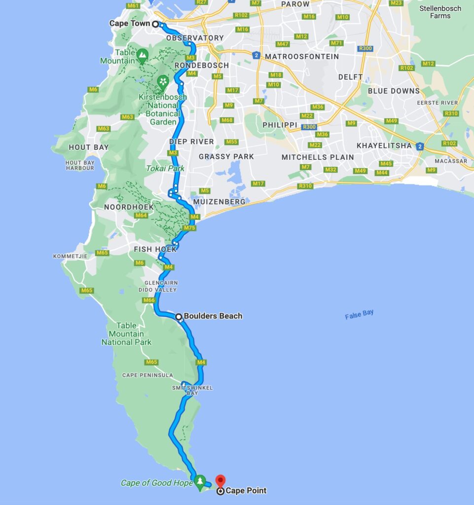 How to get to Boulders Beach, South Africa