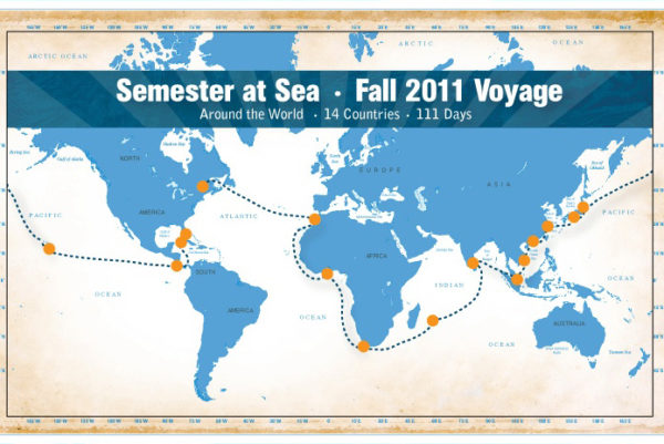 Semester at Sea itinerary
