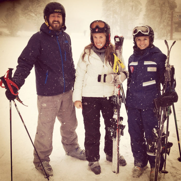 skiing in Lake Tahoe