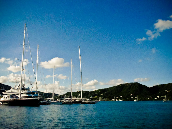 Antigua harbor