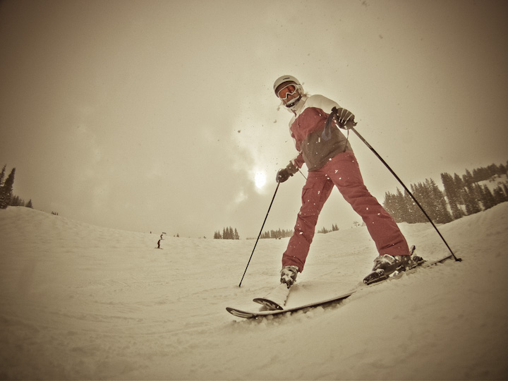 Skiing in Vail