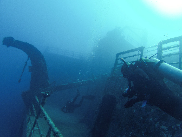 Vandenberg wreck dive, Key West, Florida