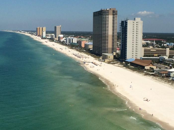 Panama City Beach flight with Panhandle Helicopter