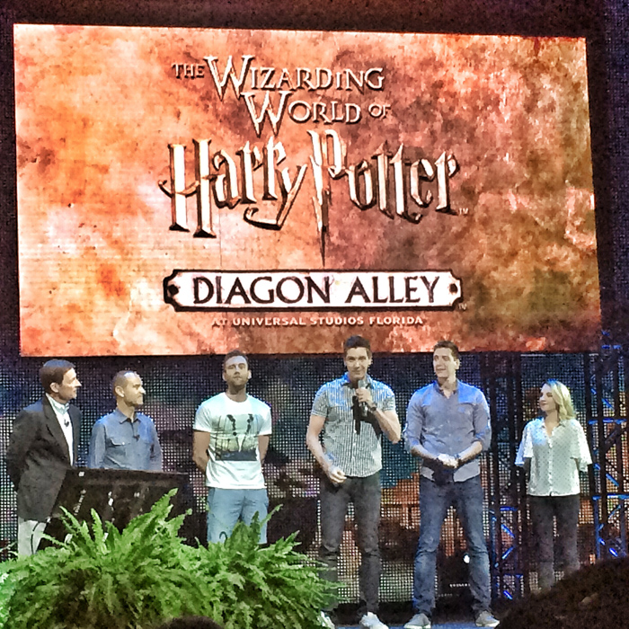 Harry Potter cast at Diagon Alley