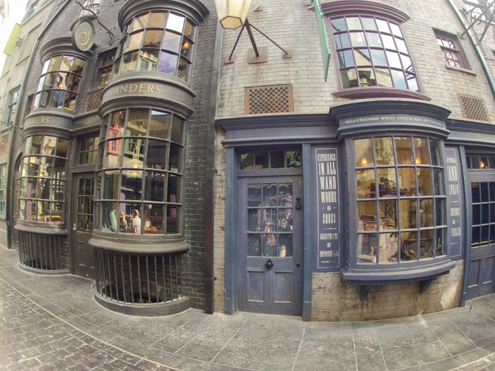 Shopping at Harry Potter's Diagon Alley at Universal Studios in Florida
