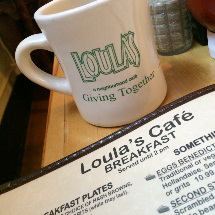 Loula's Cafe in Whitefish, Montana
