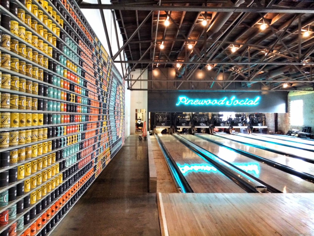 Pinewood bowling alley