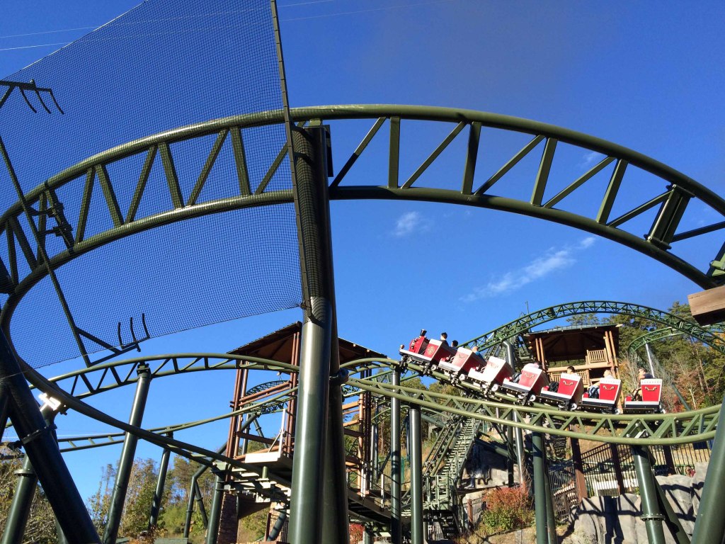Dollywood roller coaster