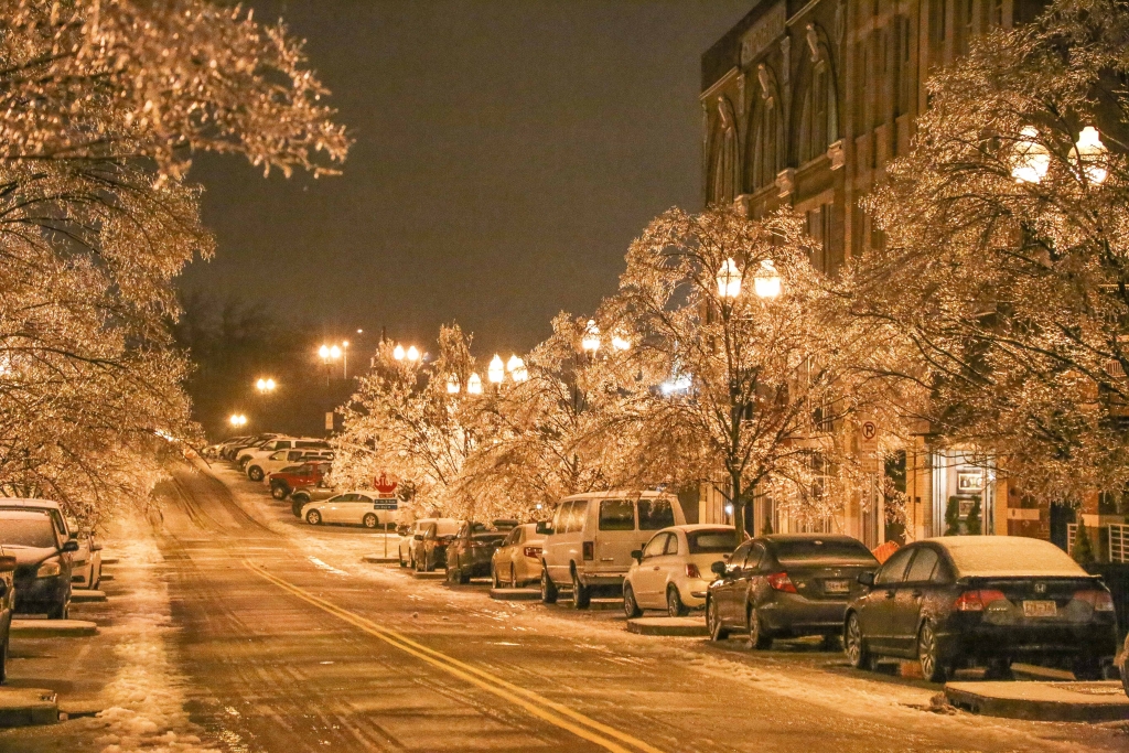 Knoxville in the snow