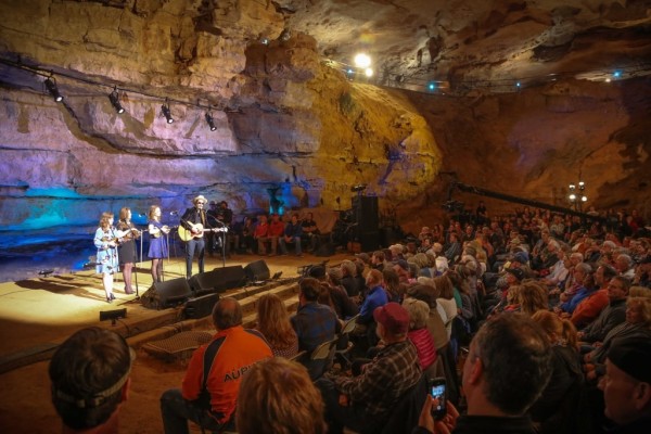 Bluegrass Underground, deep in the belly of a Tennessee cave, is one of the most surreal concerts you’ll ever experience.