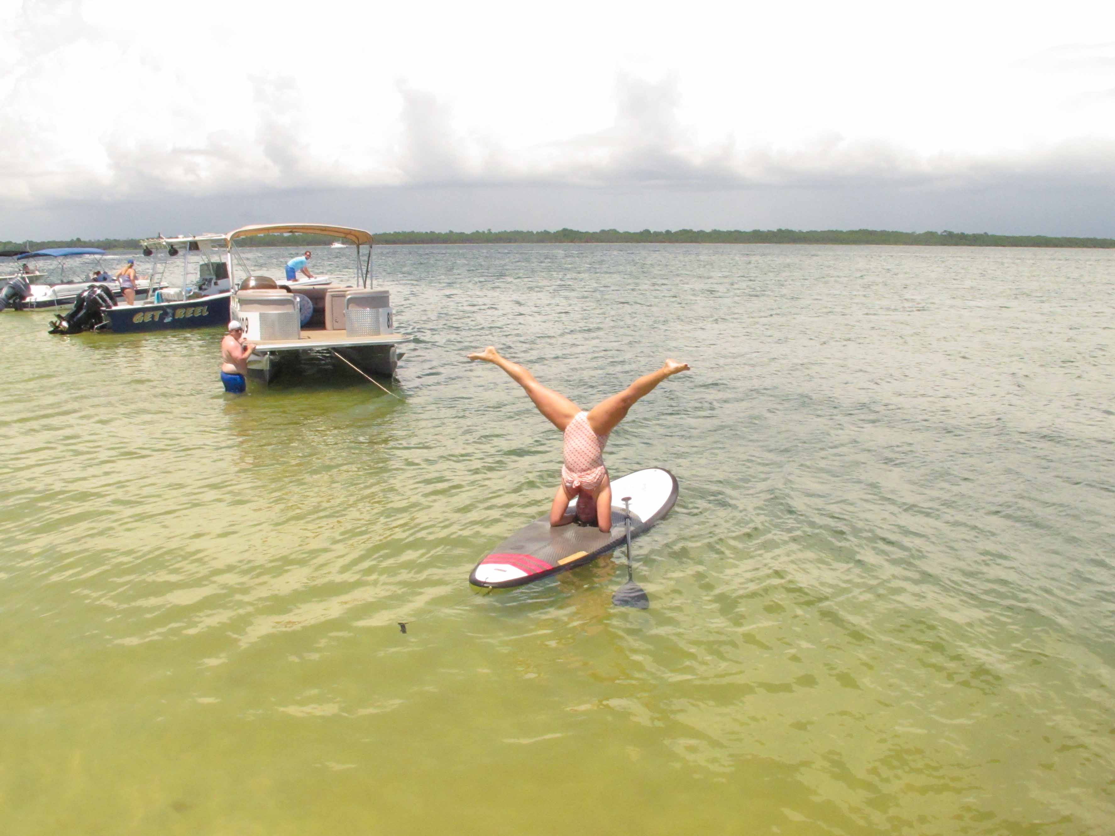 SUP Yoga in Florida at Shell Island