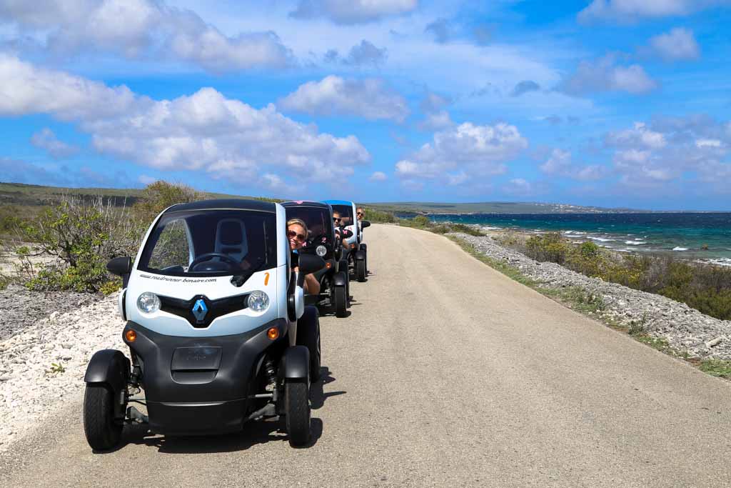 Driving Around Bonaire by Twizy