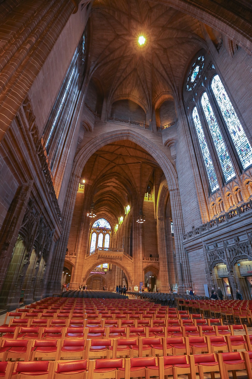 Liverpool Cathedral, one of England's relics that survived two world wars, is one of the most spectacular buildings in the world and well worth a visit if you're passing through the UK.