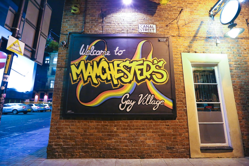 The Gay Village in Manchester