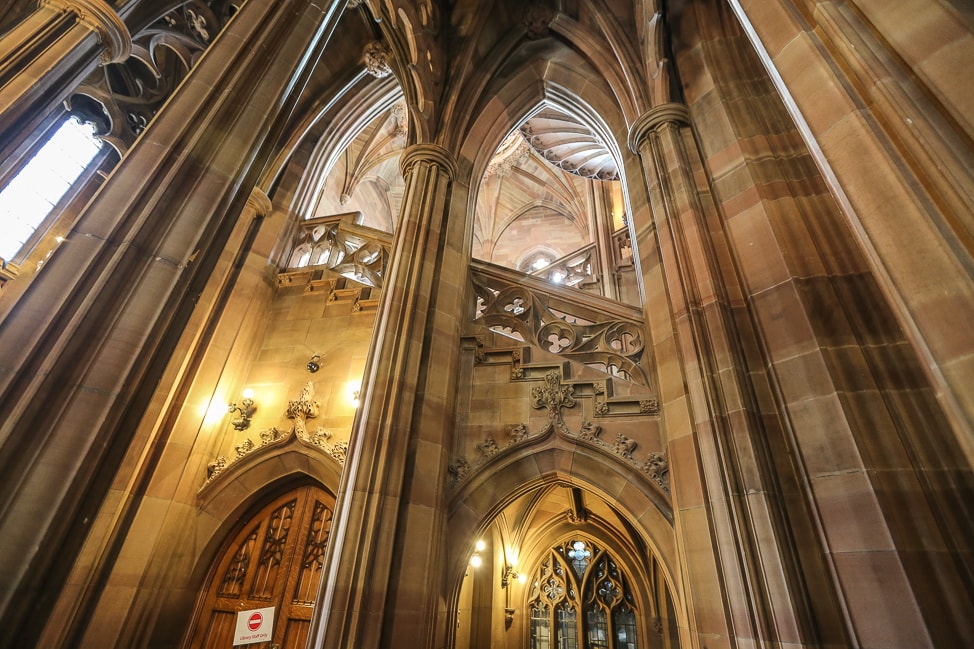 John Rylands Library in Manchester, England 