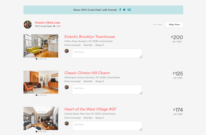 NYC Airbnb Wishlist: Affordable listings in Manhattan, Brooklyn and Queens