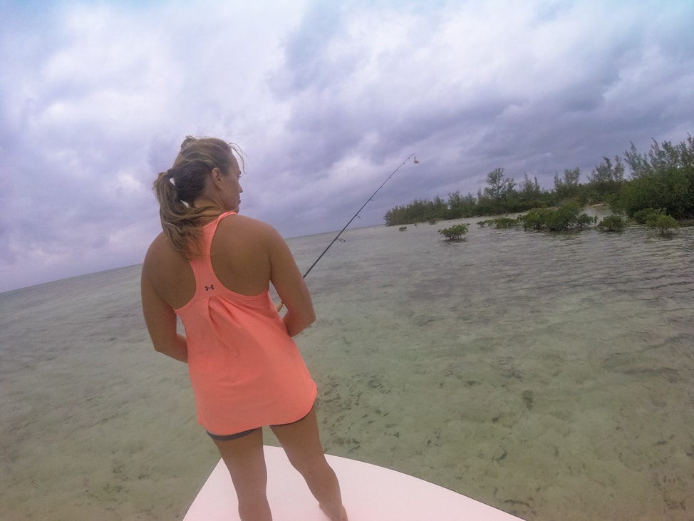 Bone fishing in the Bahamas
