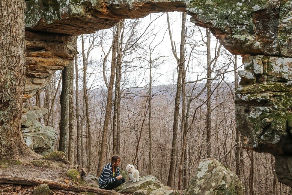 Hiking with Dogs: Sewanee’s Natural Bridge in Tennessee