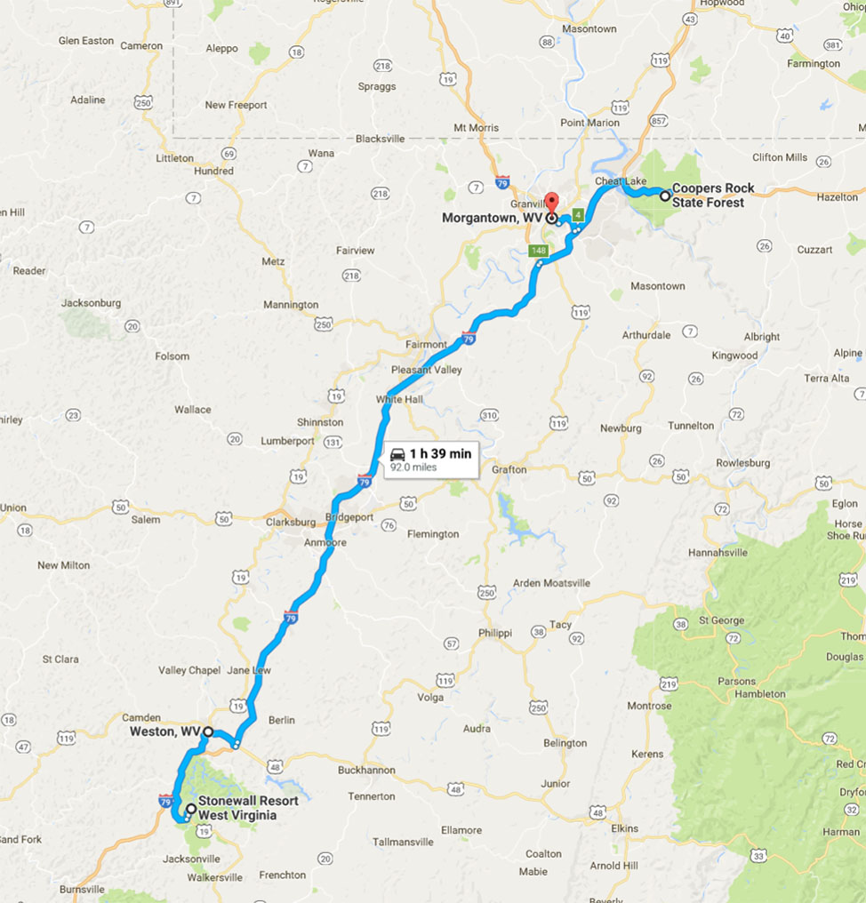 Planning the Ultimate West Virginia Road Trip