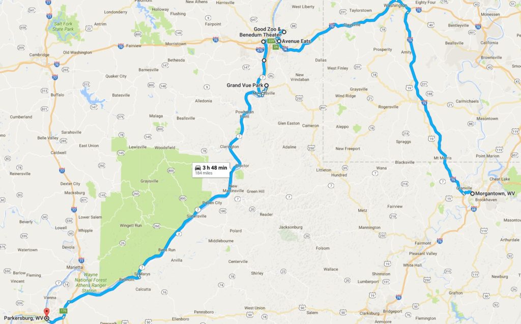 Morgantown to Parkersburg: The Ultimate West Virginia Road Trip