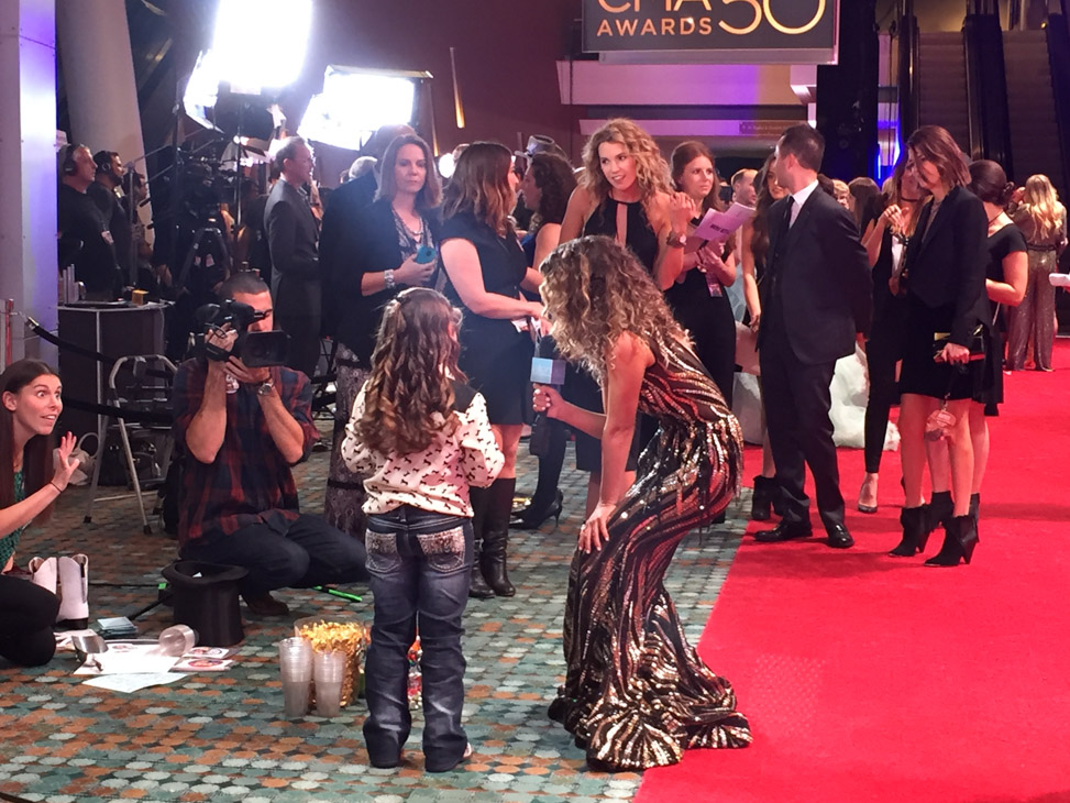 CMA Awards Red Carpet on camera hosting