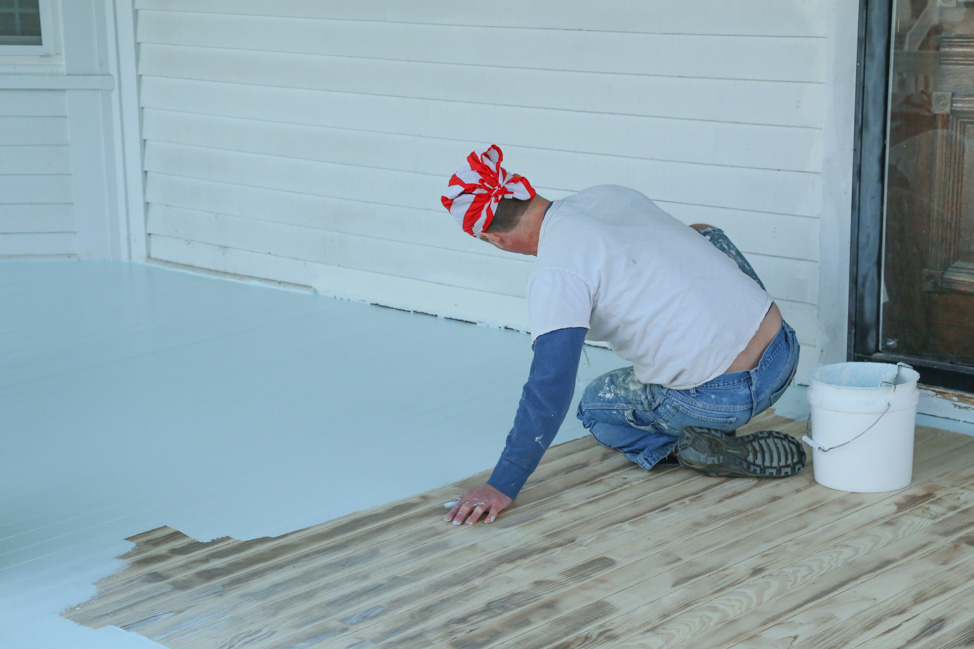 Painting Your Porch Haint Blue