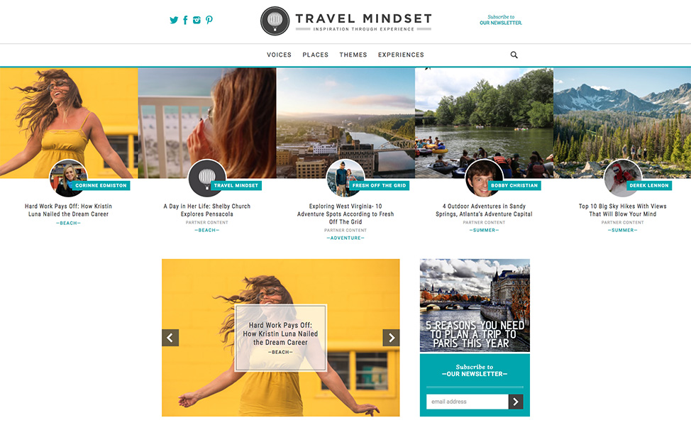 Travel Mindset feature on Kristin Luna