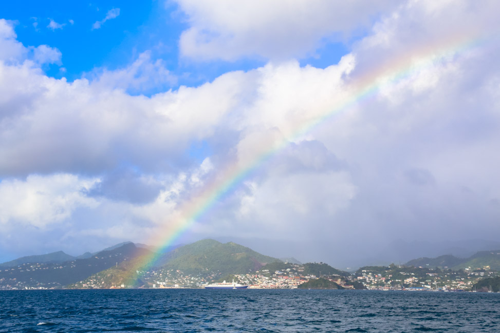 A Rainbow Over St. George's, Grenada