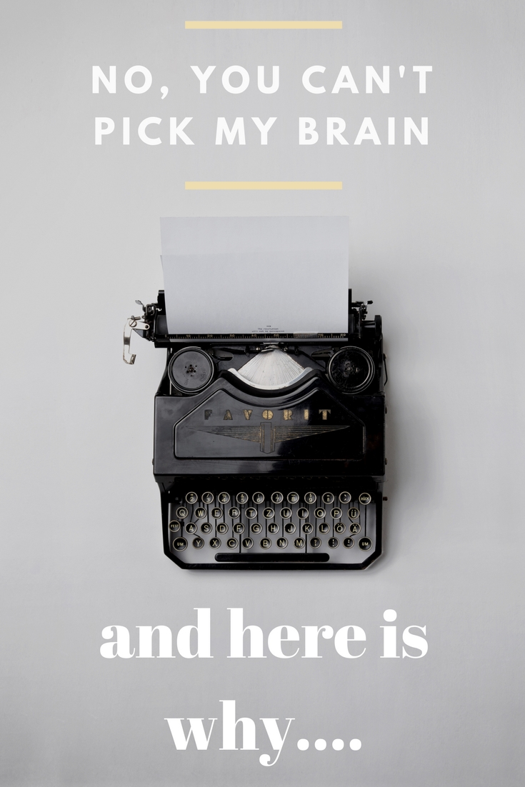 Why You Should Remove the Phrase 'Pick Your Brain' From Your Vocabulary Entirely