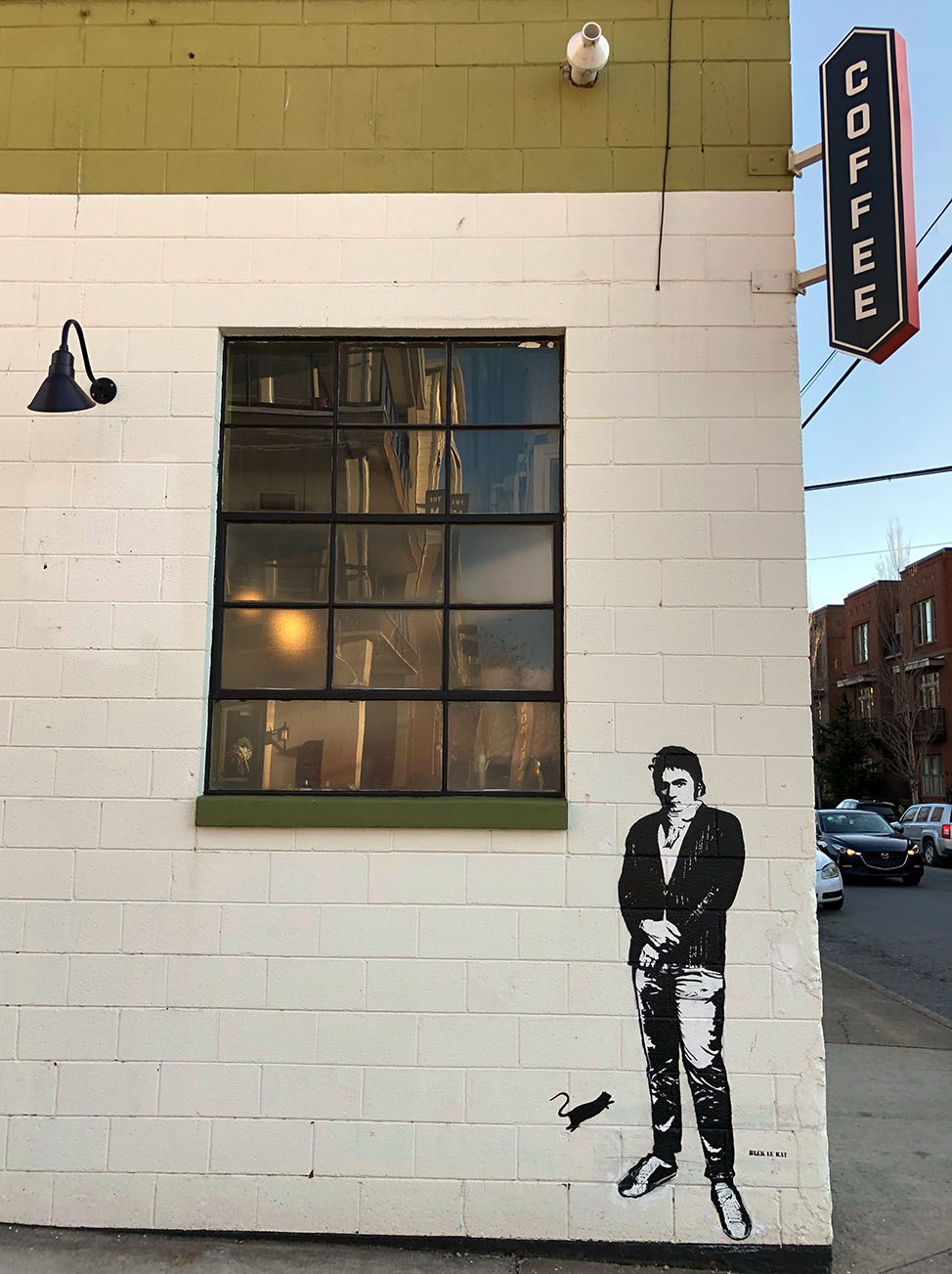 Blek Le Rat Mural of Beethoven in Nashville