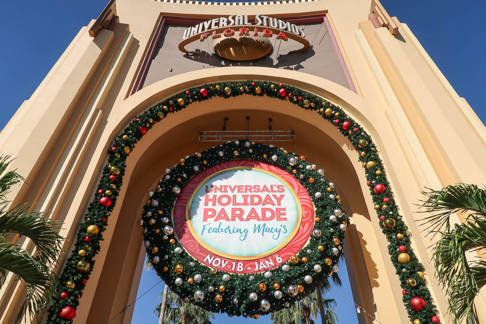 Universal Studios at the Holidays