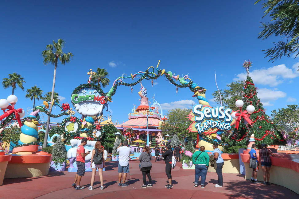 Seuss Landing at Universal Orlando for the Holidays