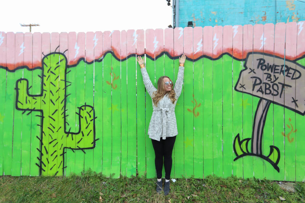 Cactus Mural in East Nashville