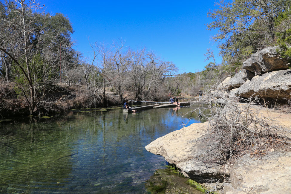 Austin Travel: Swimming in Jacob's Well in Wimberley, Texas