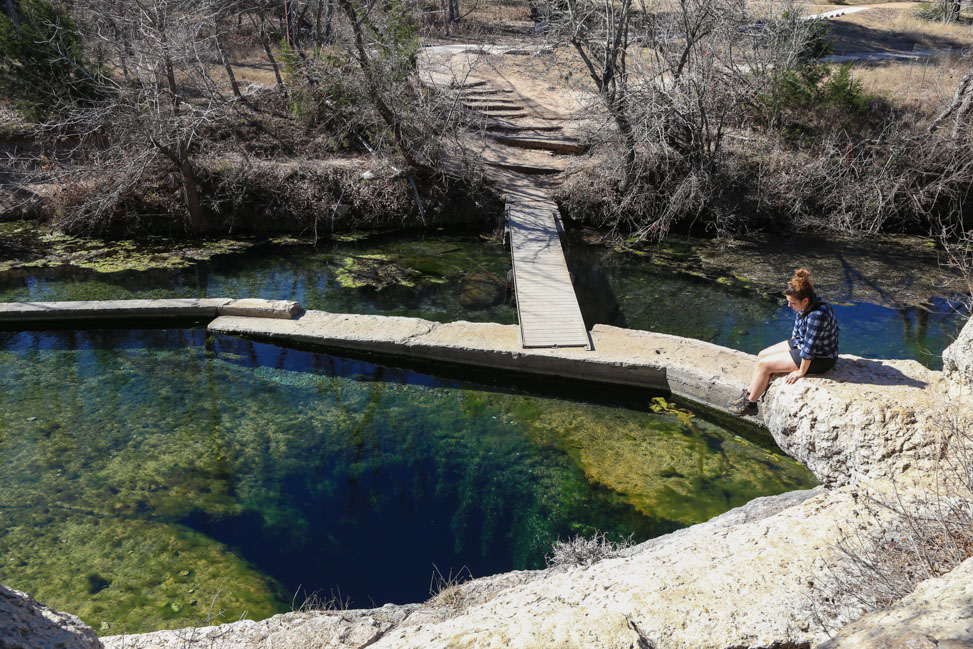 Austin Travel: Swimming in Jacob's Well in Wimberley