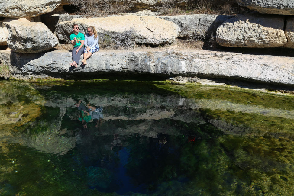 Austin Travel: Swimming in Jacob's Well in Wimberley, Texas