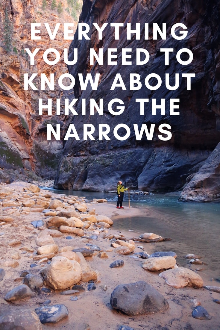 Hiking the Narrows in Zion