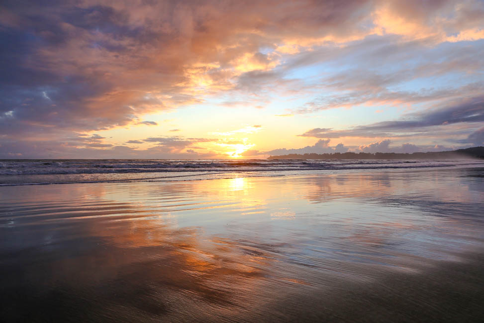 Sunset in Stinson Beach, California