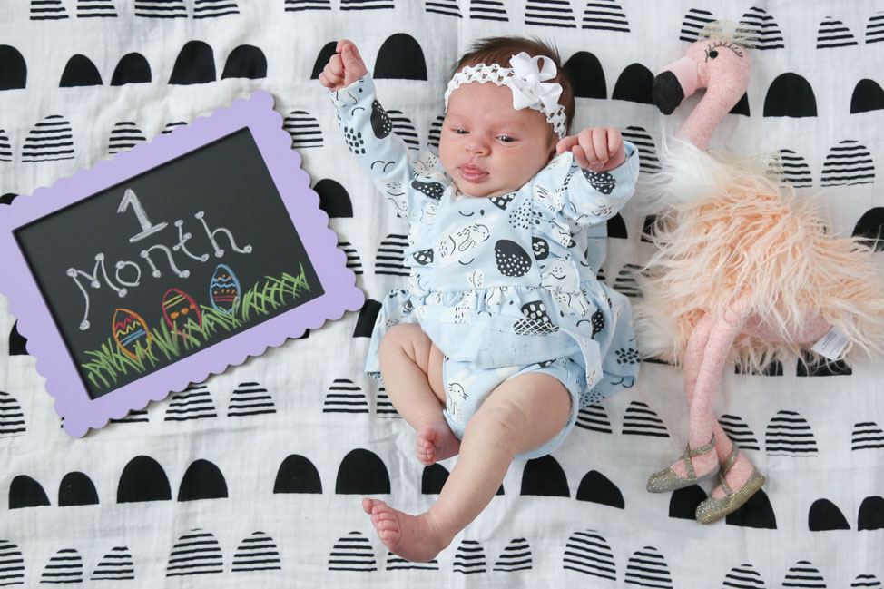 Charlotte Rose at 1 Month