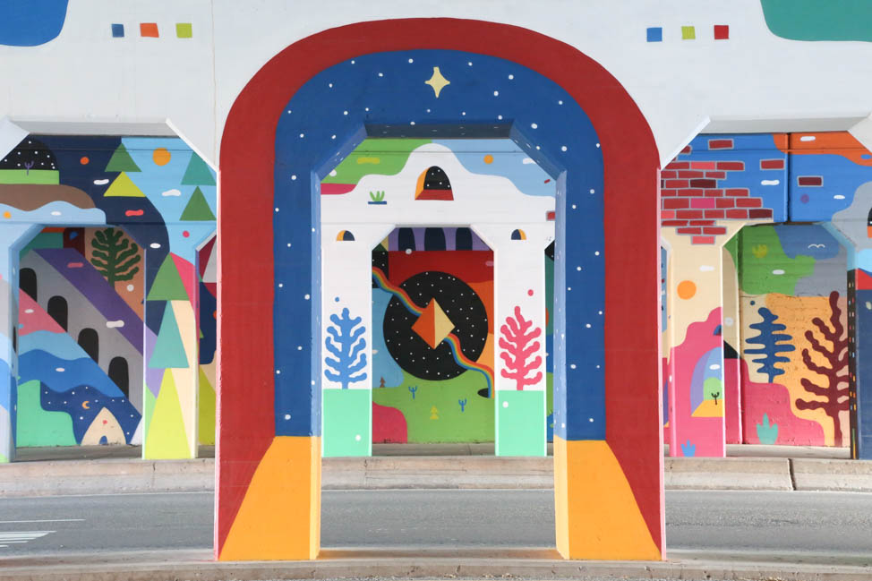Explore Oklahoma City's New Streetcar: Murals in Bricktown