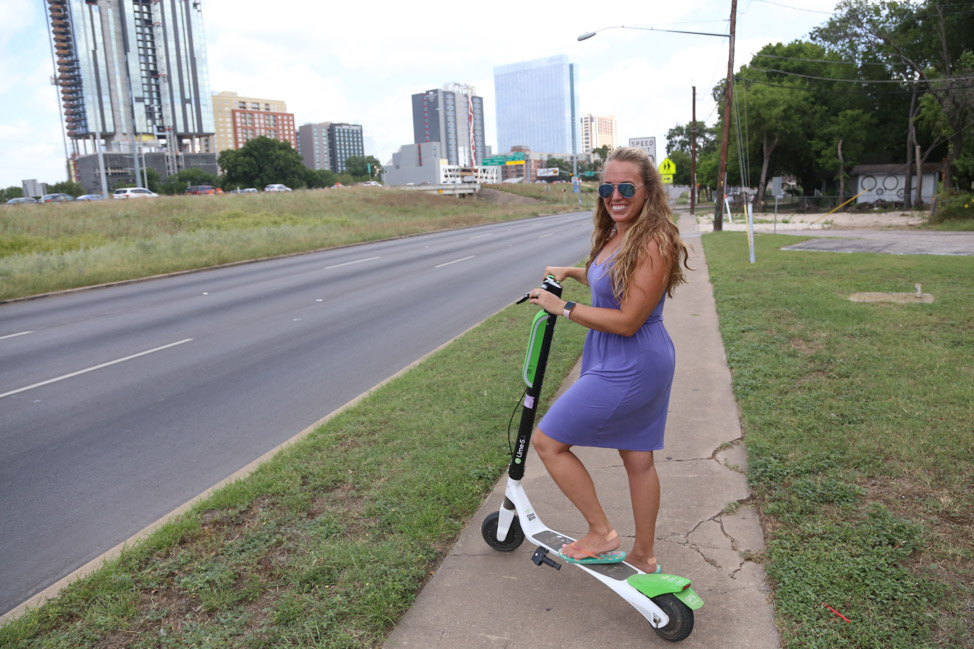 Scooters in East Austin