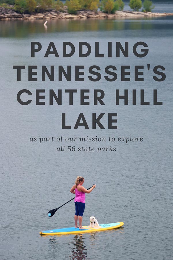 Paddling Center Hill Lake in Tennessee