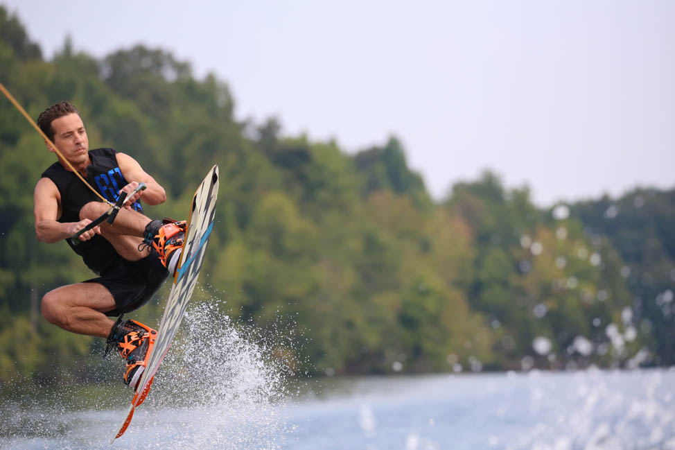 Wakeboarding at Tims Ford, Tennessee