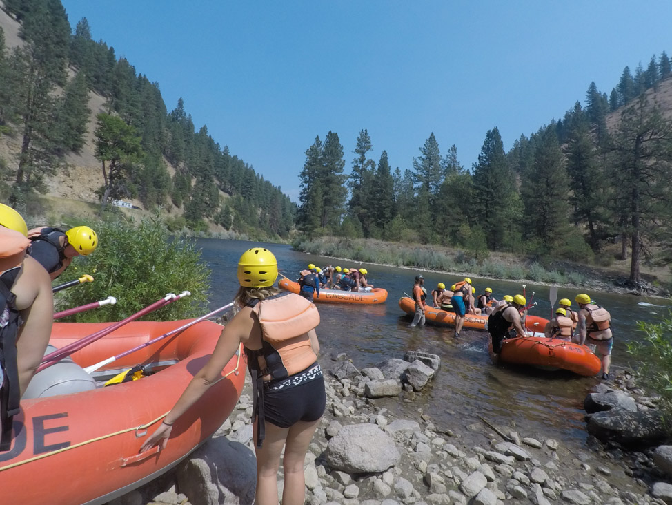 Rafting the Payette River in Idaho