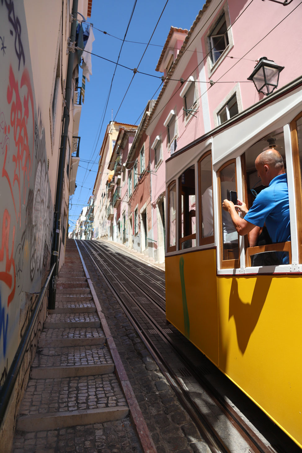 Tram Ride in Lisbon, Portugal