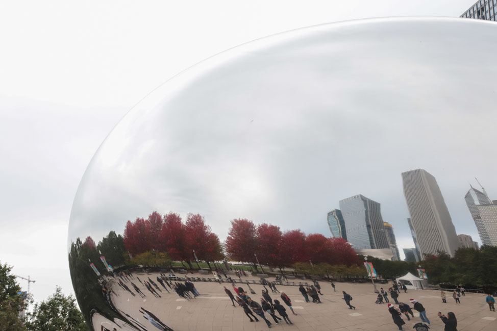 Visiting the Bean in Chicago