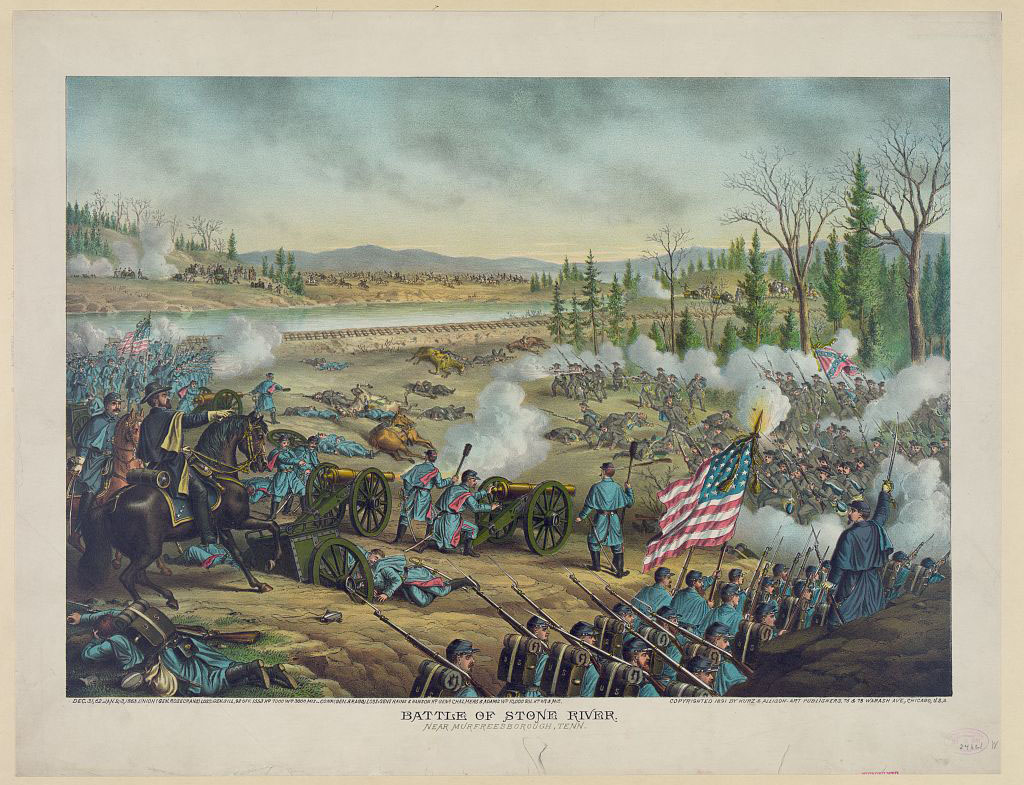Battle of Stones River in Murfreesboro, Tennessee